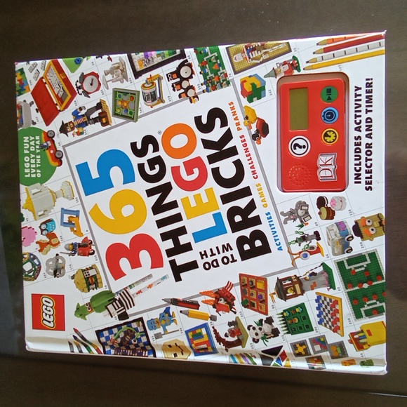 Lego Other - New🌈 365 Things to Do With Lego Bricks Book with Activity Selector & Timer